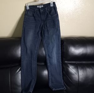Dark blue jeans
